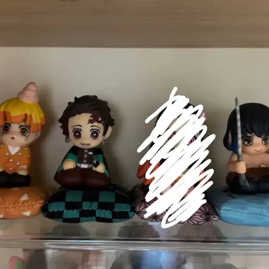 [BUNJANG] Demon Slayer Figure Cushion Bundle Set / 귀멸의 칼날 피규어 방석 일괄