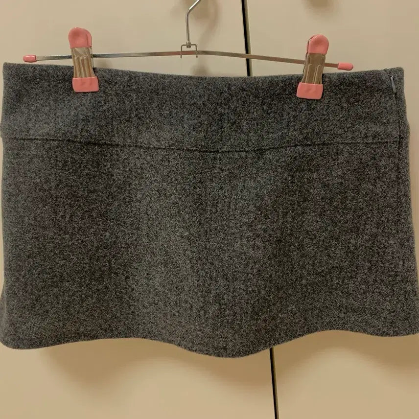 [BUNJANG] Charcoal Gray Mini Skirt / 미니스커트(차콜-회색)