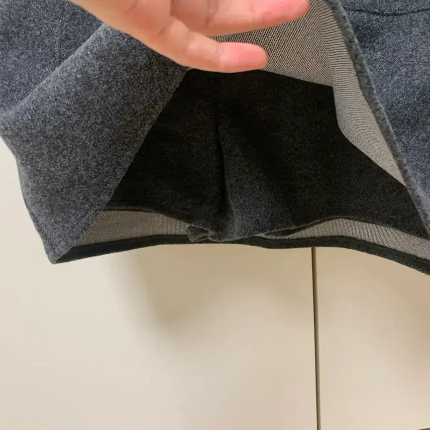 [BUNJANG] Charcoal Gray Mini Skirt / 미니스커트(차콜-회색)