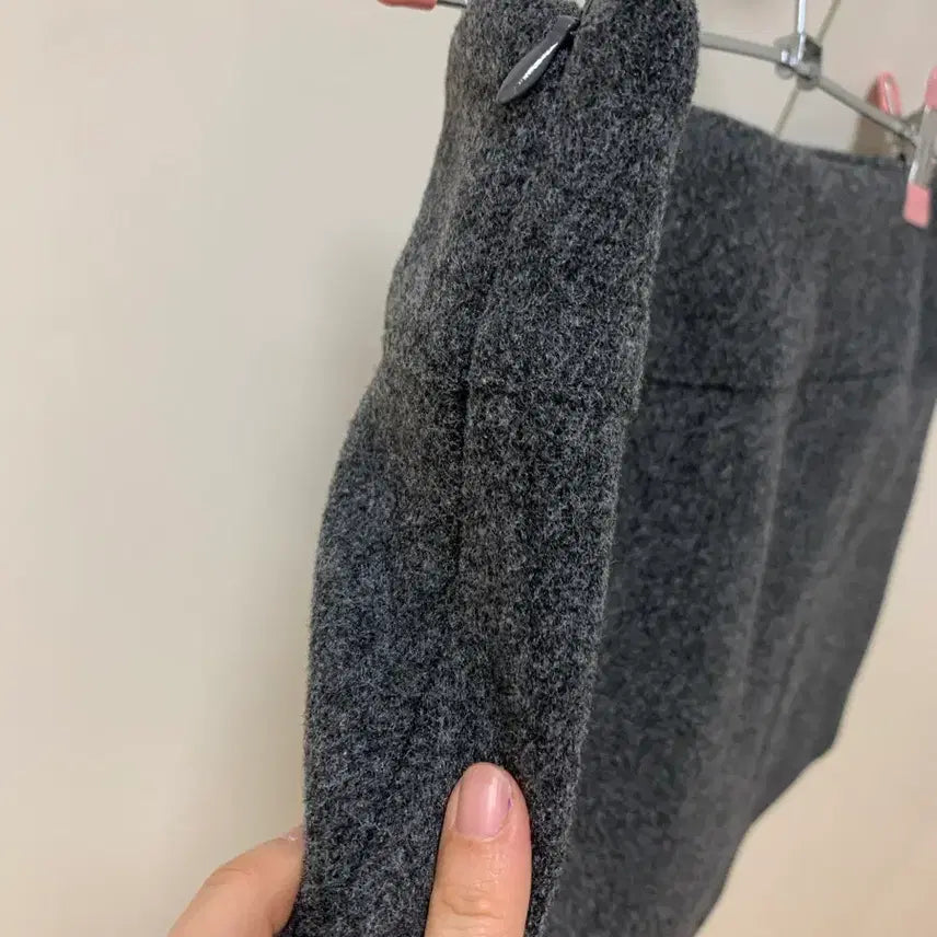 [BUNJANG] Charcoal Gray Mini Skirt / 미니스커트(차콜-회색)