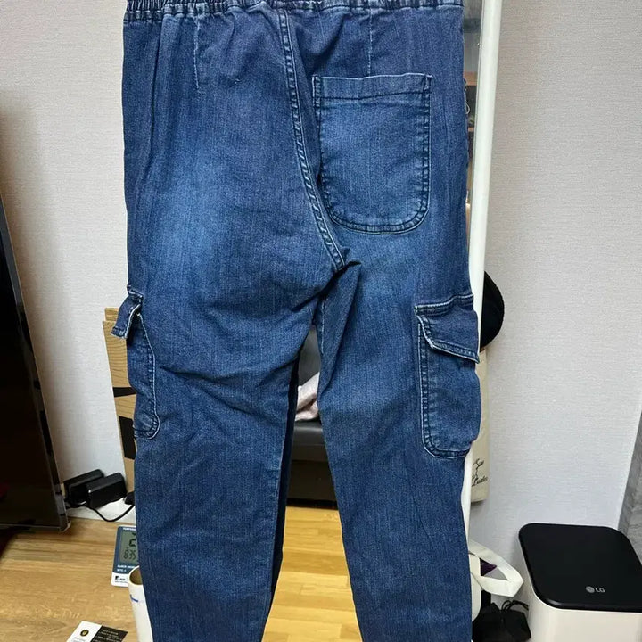 [BUNJANG] Cargo Jogger Pants / 데님 소재의 카고 조거팬츠