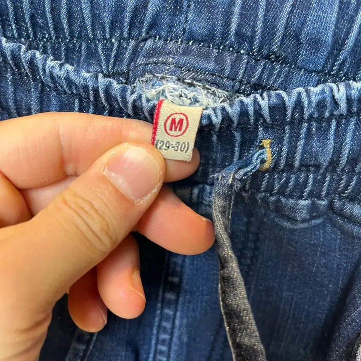 [BUNJANG] Cargo Jogger Pants / 데님 소재의 카고 조거팬츠