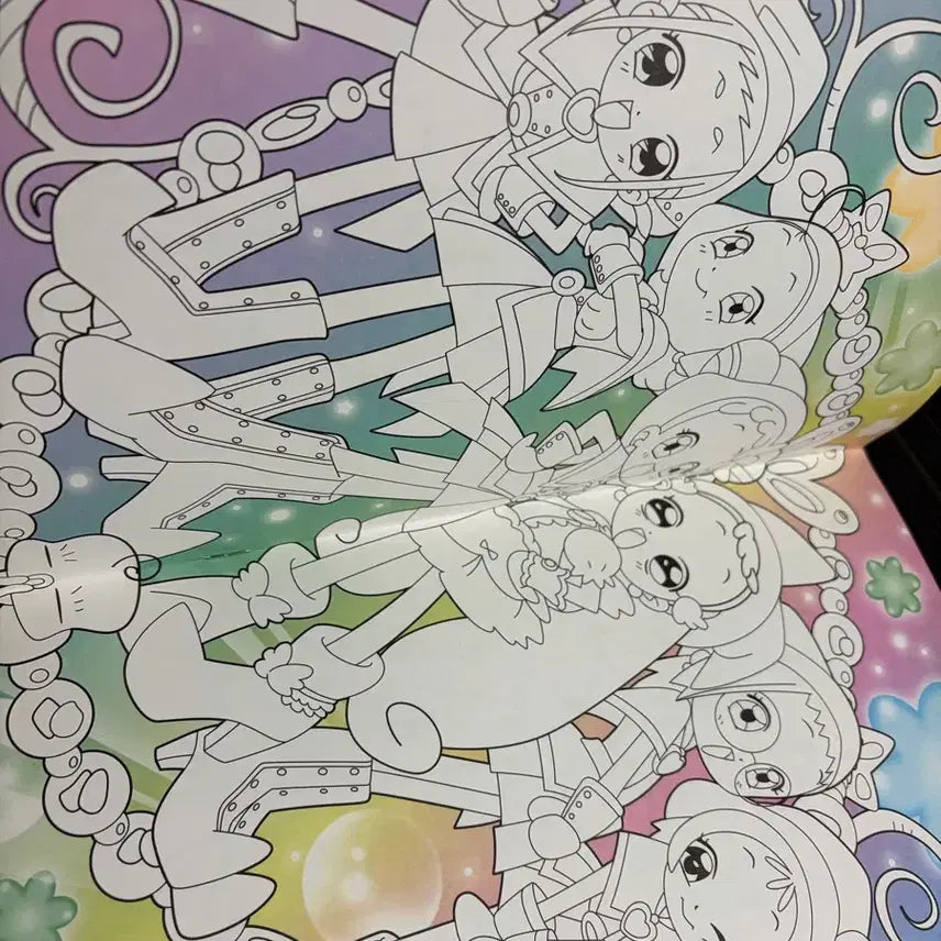 [BUNJANG] Remi Vivace Coloring Book / 고전문구) 레미비바체 스티커 칼라색칠공부