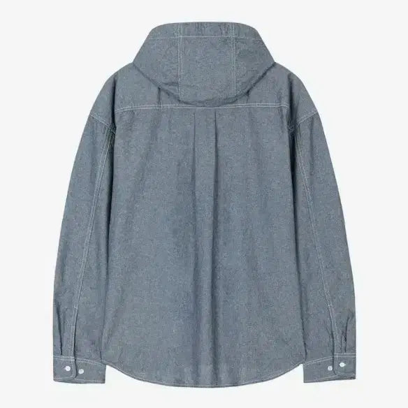[BUNJANG] DECET Chambray Overhood Shirt L / DECET 샴브레이 후드 셔츠 L
