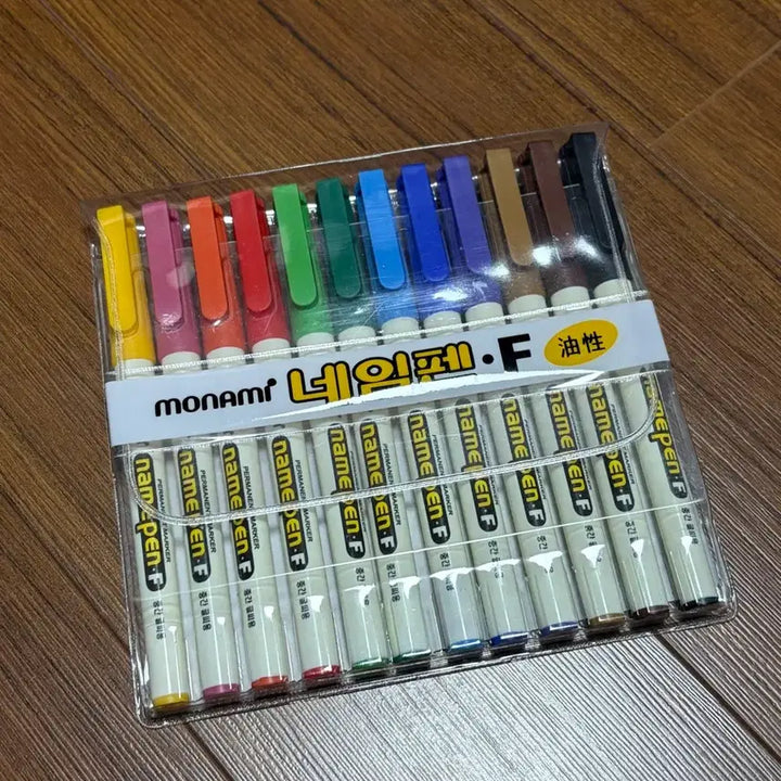 [BUNJANG] Monaemi Name Pen 12 Color Set / (문구)모나미 네임펜 12색 세트