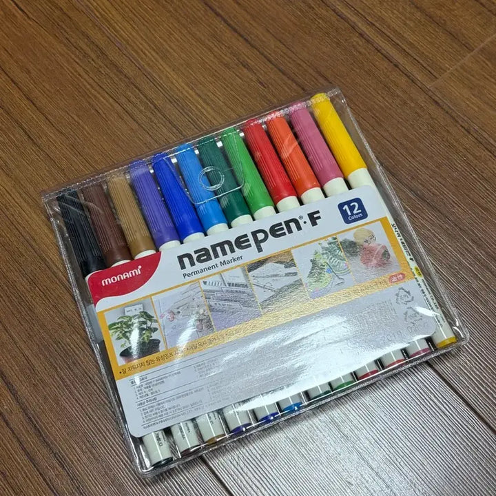 [BUNJANG] Monaemi Name Pen 12 Color Set / (문구)모나미 네임펜 12색 세트