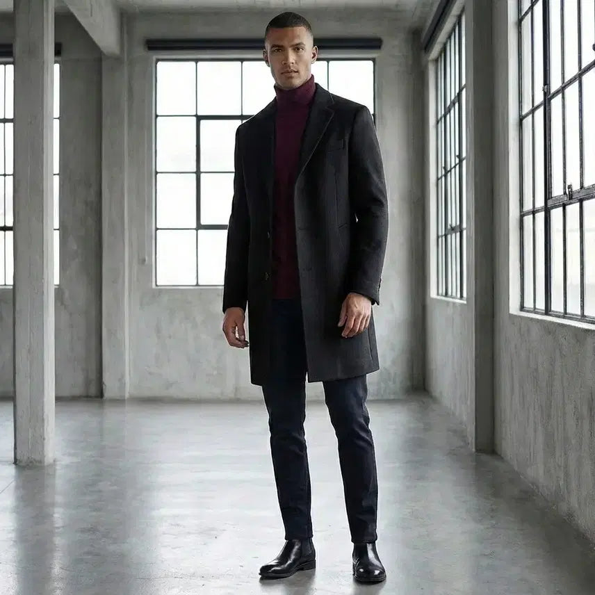 [BUNJANG] Pierre Cardin Cashmere 100% Single Coat (XL) / 피에르가르뎅 캐시미어 100% 싱글 코트 (A급/XL)