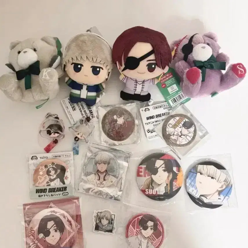 [BUNJANG] Wind Breaker Kaji & Suo Bundle Set / 윈브레 윈드브레이커 카지 스오 일괄