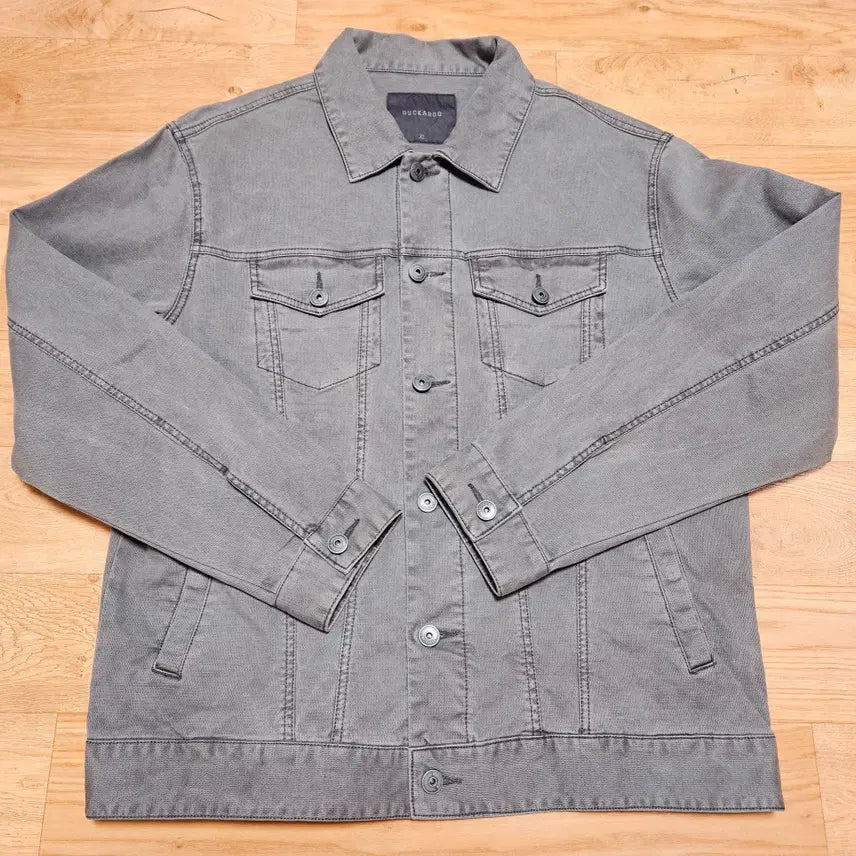 [BUNJANG] Buckaroo Garment Dyed Washing Trucker Jacket Gray XL / 버커루 가먼트다잉 워싱 트러커 자켓 그레이 XL