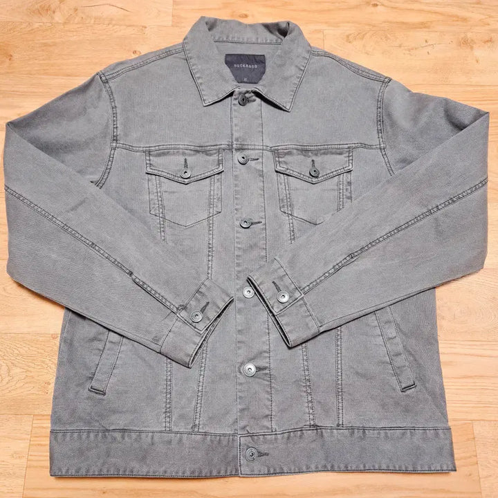 [BUNJANG] Buckaroo Garment Dyed Washing Trucker Jacket Gray XL / 버커루 가먼트다잉 워싱 트러커 자켓 그레이 XL