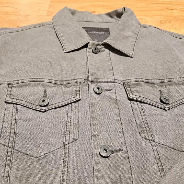 [BUNJANG] Buckaroo Garment Dyed Washing Trucker Jacket Gray XL / 버커루 가먼트다잉 워싱 트러커 자켓 그레이 XL