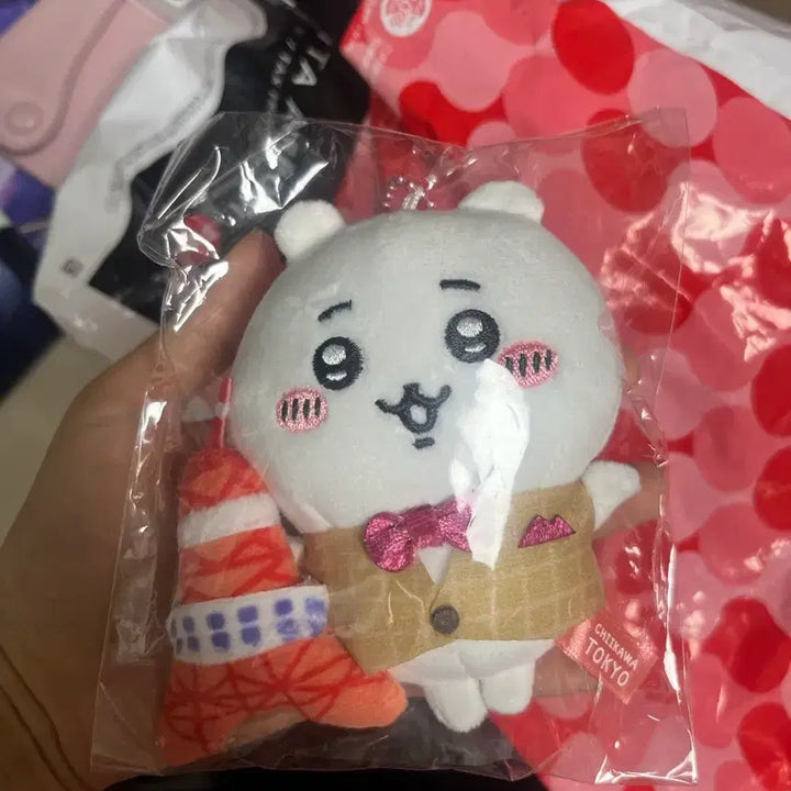 [BUNJANG] Chikawa Tokyo Tower Plush Keyring / 치이카와 도쿄타워 인형 키링