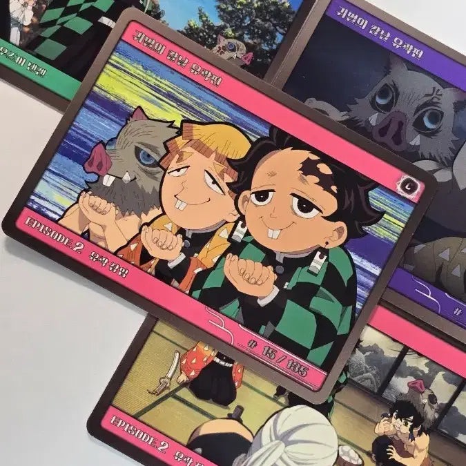 [BUNJANG] Demon Slayer Card Bundle Set / (일괄)귀멸의칼날 카드 18장