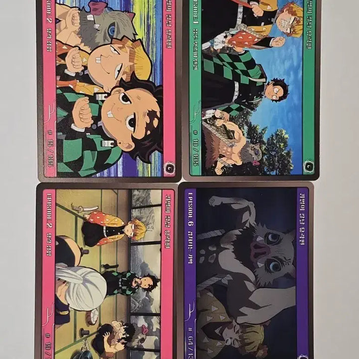 [BUNJANG] Demon Slayer Card Bundle Set / (일괄)귀멸의칼날 카드 18장