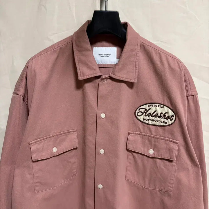 [BUNJANG] Outstanding Mechanic Work Shirt - Coral, M / 아웃스탠딩 메카닉 워크셔츠 / 코랄, M(2)