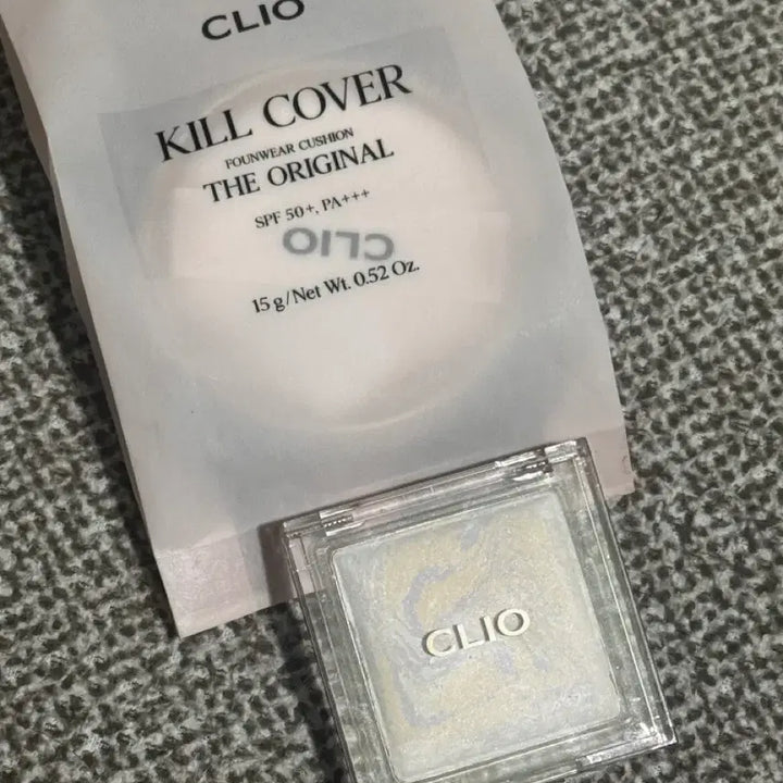[BUNJANG] Clio Cosmetics Linen Set / 클리오 화장품 새상품 쿠션 하이라이터 파우더