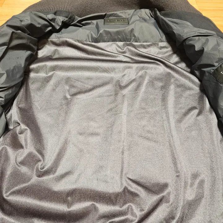 [BUNJANG] Fahrenheit Knit Suede Down Jacket Dark Navy 110 / 파렌하이트 니트 스웨이드 다운 점퍼 다크 네이비 110