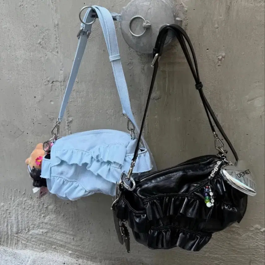 [SOLD OUT] (새상품)다이닛 미니포켓프릴백 DEINET FRILL BAG