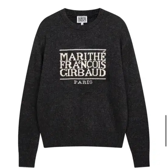 [BUNJANG] Marithe Classic Logo Knit Pullover / 23FW 마리떼 클래식 로고 니트 풀오버