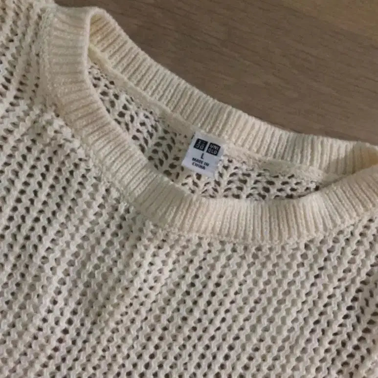 [BUNJANG] Uniqlo Ivory Knit Sweater / 유니클로 아이보리 니트 싸게 판매합니다!