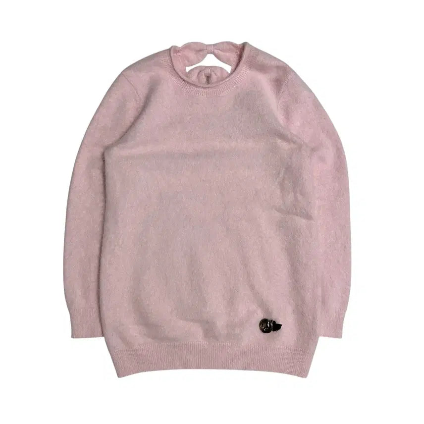 [BUNJANG] Jill Stuart Ribbon Angora Knit Sweater / [M] 질스튜어트 리본 앙고라 니트