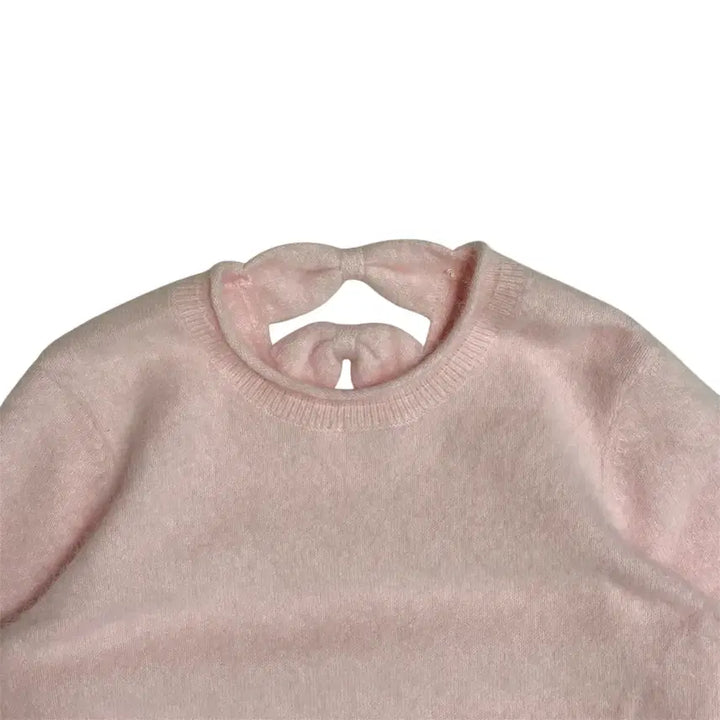 [BUNJANG] Jill Stuart Ribbon Angora Knit Sweater / [M] 질스튜어트 리본 앙고라 니트