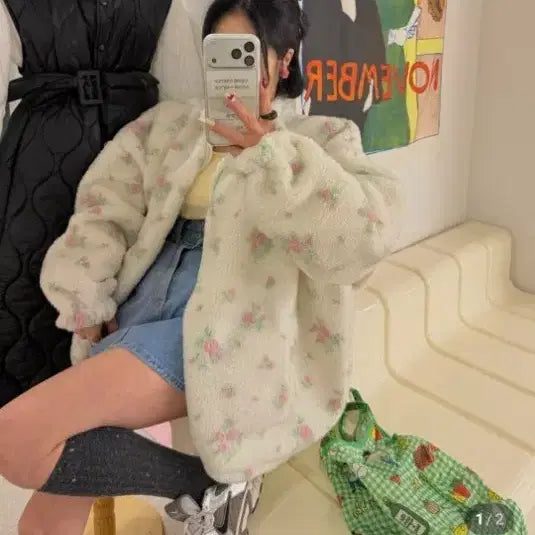 [BUNJANG] Antique J Rosy Dumble Jumper / 엔티크제이 로지 덤블 점퍼