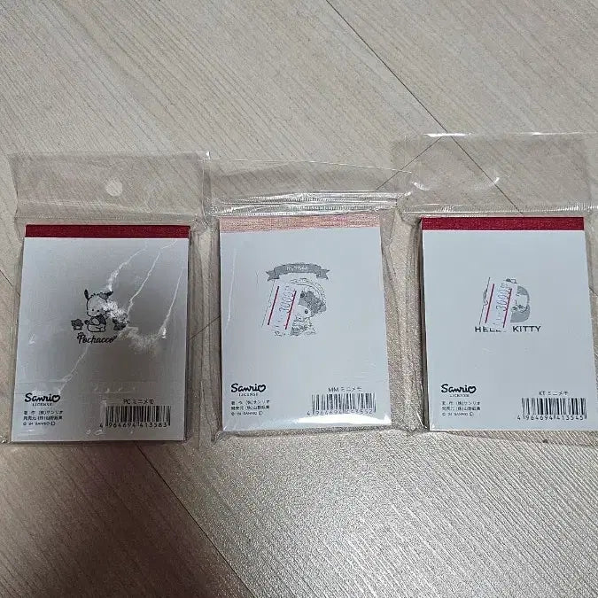 [BUNJANG] Sanrio Character Memo Pad (Pochacco/My Melody/Hello Kitty) / 산리오 캐릭터 메모지 (포차코/마이멜로디/헬로키티)