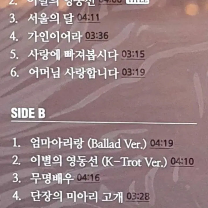 [BUNJANG] Song Ga In Limited Edition LP / LP ㅡ [미개봉] 송가인  한정반