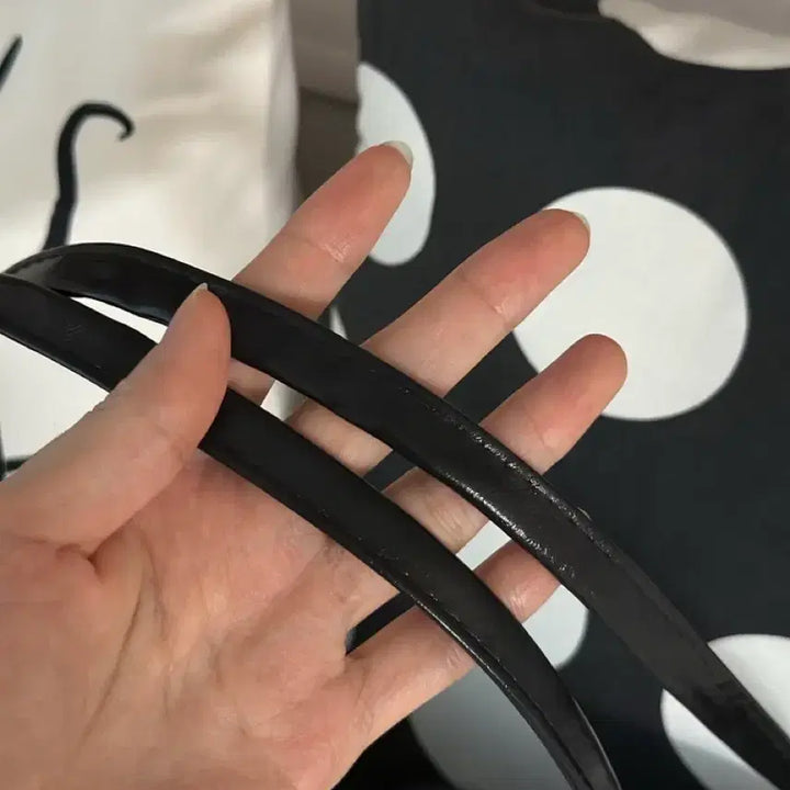 [BUNJANG] Tote Bag - Black / 빅사이즈 가죽 토트백 블랙