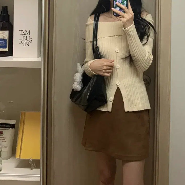 [BUNJANG] Tote Bag - Black / 빅사이즈 가죽 토트백 블랙