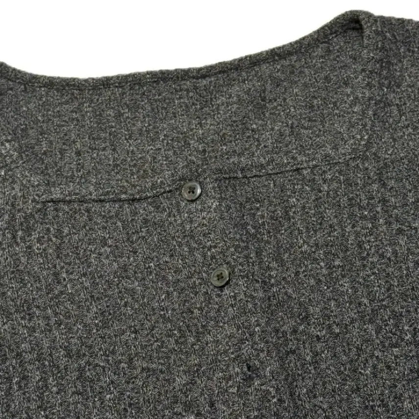 [BUNJANG] Knit Muffler Cardigan / 골지 니트 머플러 가디건