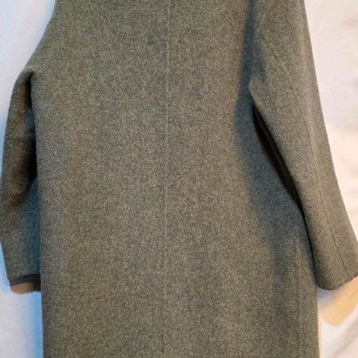 [BUNJANG] ALL&SUNDRY Khaki Gray Wool Coat / ALL&SUNDRY 올앤선드리 카키그레이 울 모직코트