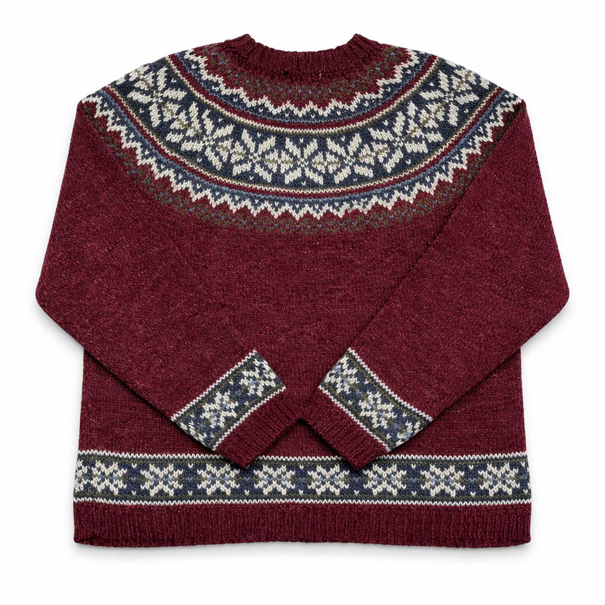 [BUNJANG] St. John's Bay Fair Isle Wool Knit Sweater / USA 90s 미국 빈티지 세인트 존스 베이 페어아일 울 니트 스웨터 L