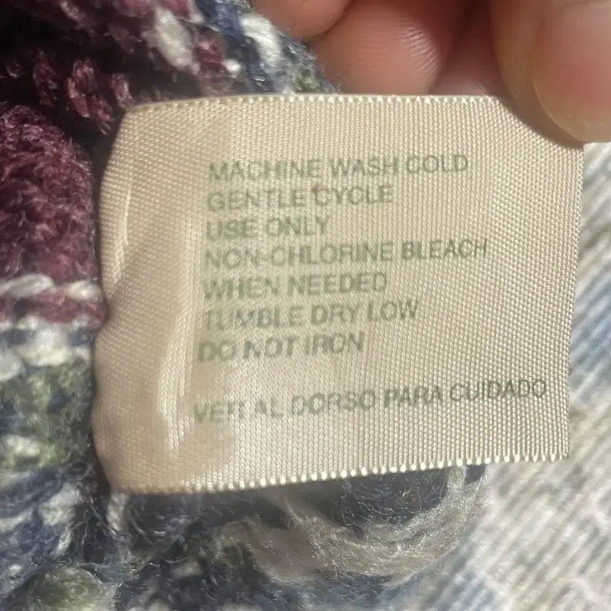 [BUNJANG] St. John's Bay Fair Isle Wool Knit Sweater / USA 90s 미국 빈티지 세인트 존스 베이 페어아일 울 니트 스웨터 L