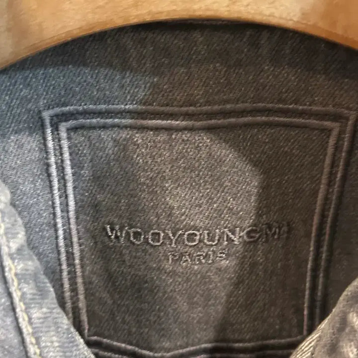 [BUNJANG] Wooyoungmi Back Logo Denim Jacket / 우영미 백로고 데님 자켓