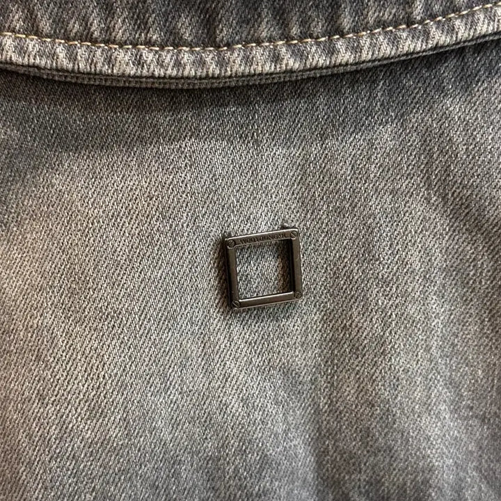 [BUNJANG] Wooyoungmi Back Logo Denim Jacket / 우영미 백로고 데님 자켓