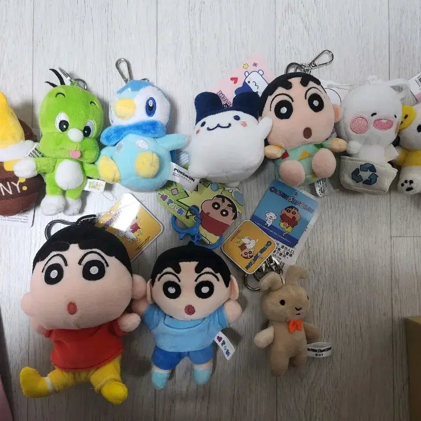 [SOLD OUT] 다양한 인형 키링 판매(푸우, 둘리, 팽도리, 다마고치, 짱구 등)