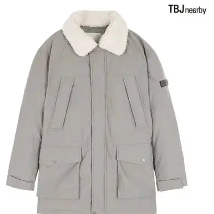 [BUNJANG] TBJ Mid-Weight Field Down Jacket Light Khaki XL / TBJ  중경량 야상 다운 패딩 라이트 카키  XL