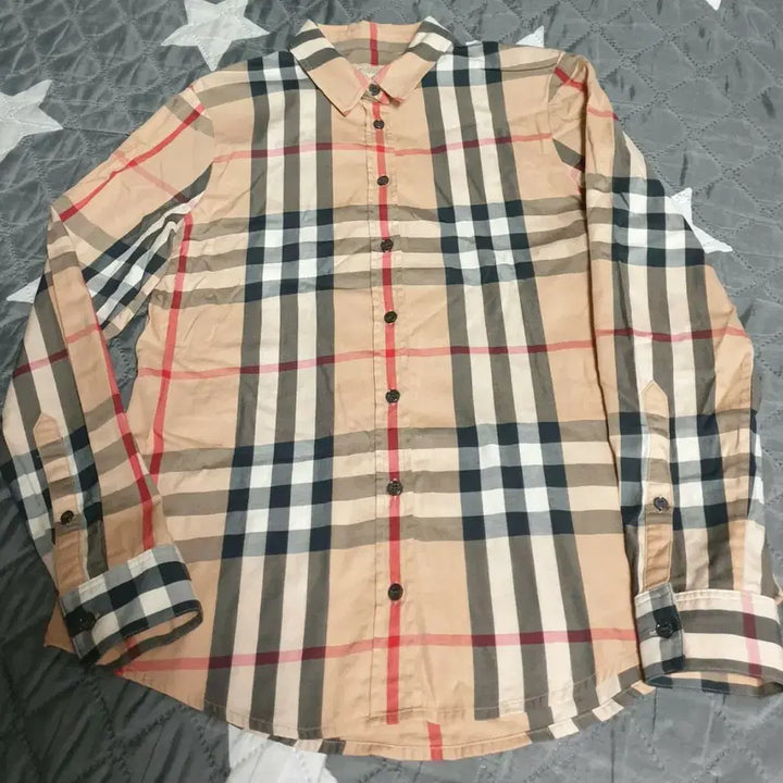 [BUNJANG] Burberry Brit Vintage Check Long Sleeve Shirt (S) / BURBERRY BRIT 버버리 브릿 우먼스 빈티지 체크 긴팔셔츠 (S)