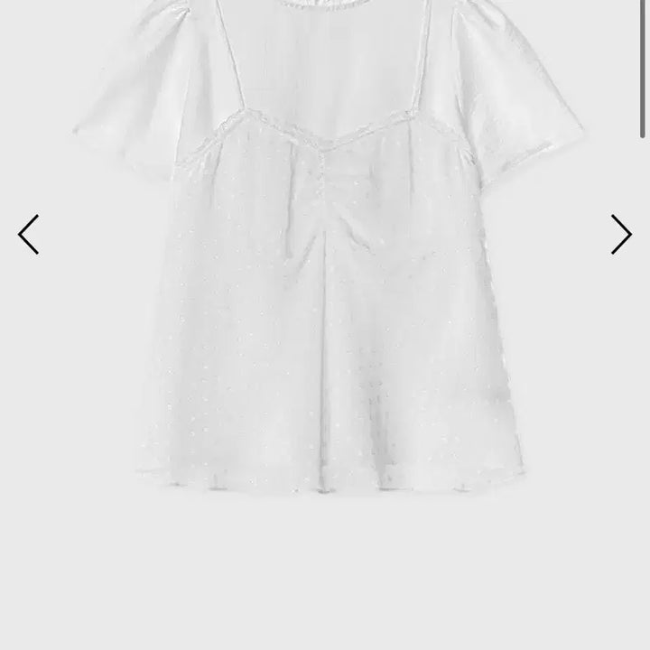 [BUNJANG] Vital Sign Lace Dot Chiffon Bustier Blouse Set / 바이탈싸인 레이스 도트 쉬폰 뷔스티에 블라우스 셋업 (1회 착용) 레이어