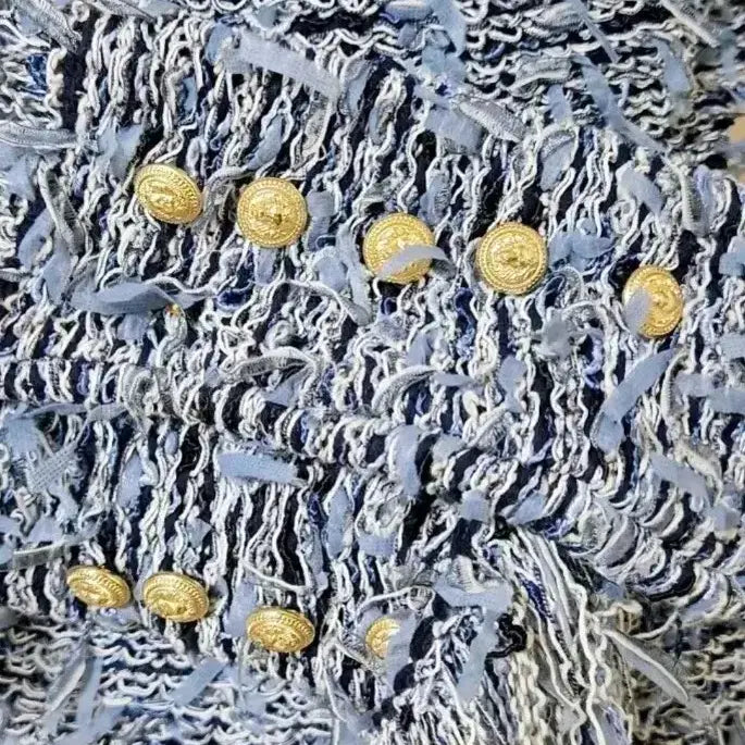 [BUNJANG] Balmain Tweed Knit Dress, Size 36 / 새상품/발망 [정품]/트위드 니트 원피스/36