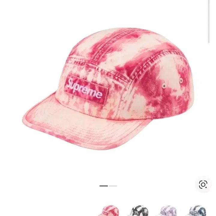 [BUNJANG] Supreme Bleached Chino Camp Cap Red / 슈프림 블리치드 치노 캠프캡 레드 24SS Supreme