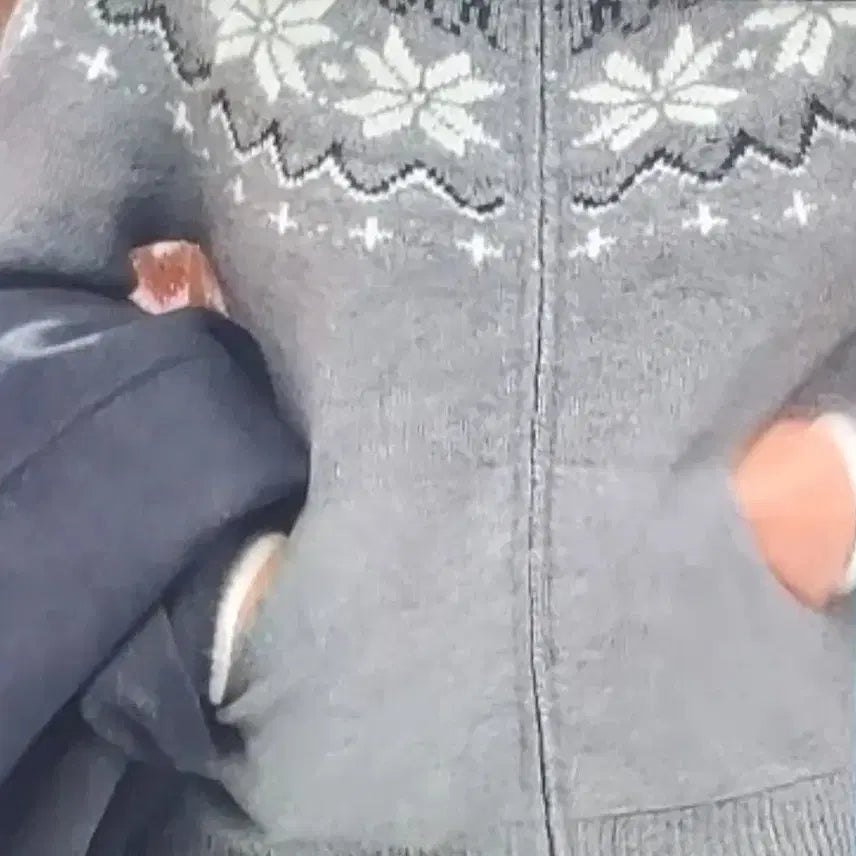 [BUNJANG] Nordic Zip-up Cardigan / 노르딕 집업가디건