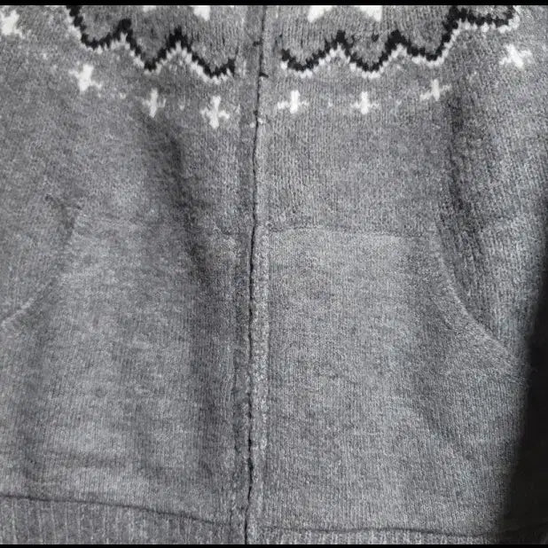 [BUNJANG] Nordic Zip-up Cardigan / 노르딕 집업가디건