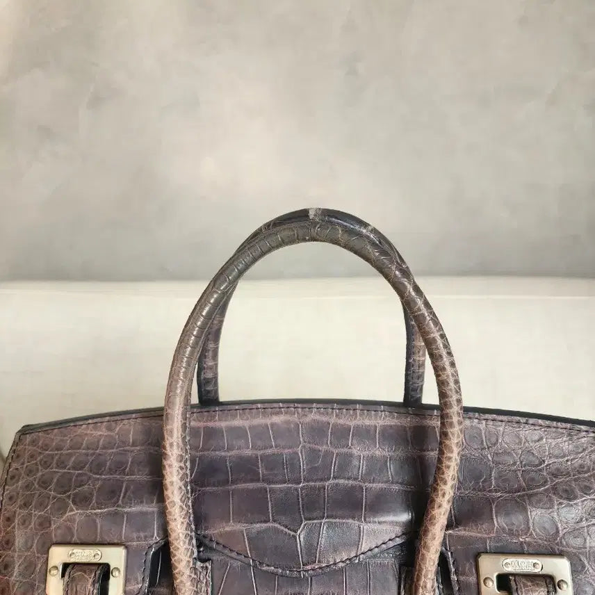 [BUNJANG] Colombo Odeon Crocodile Handbag / 정품 콜롬보 via della spiga 오데온 악어와니백