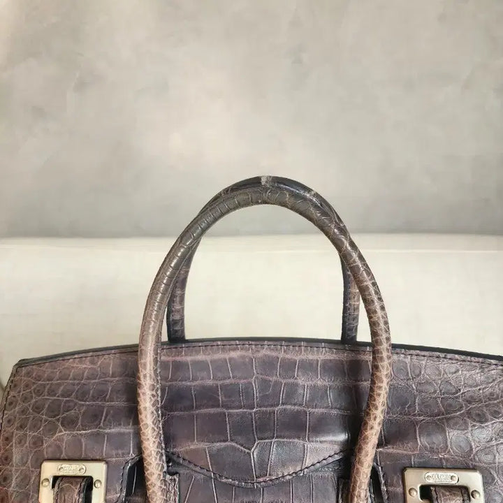 [BUNJANG] Colombo Odeon Crocodile Handbag / 정품 콜롬보 via della spiga 오데온 악어와니백