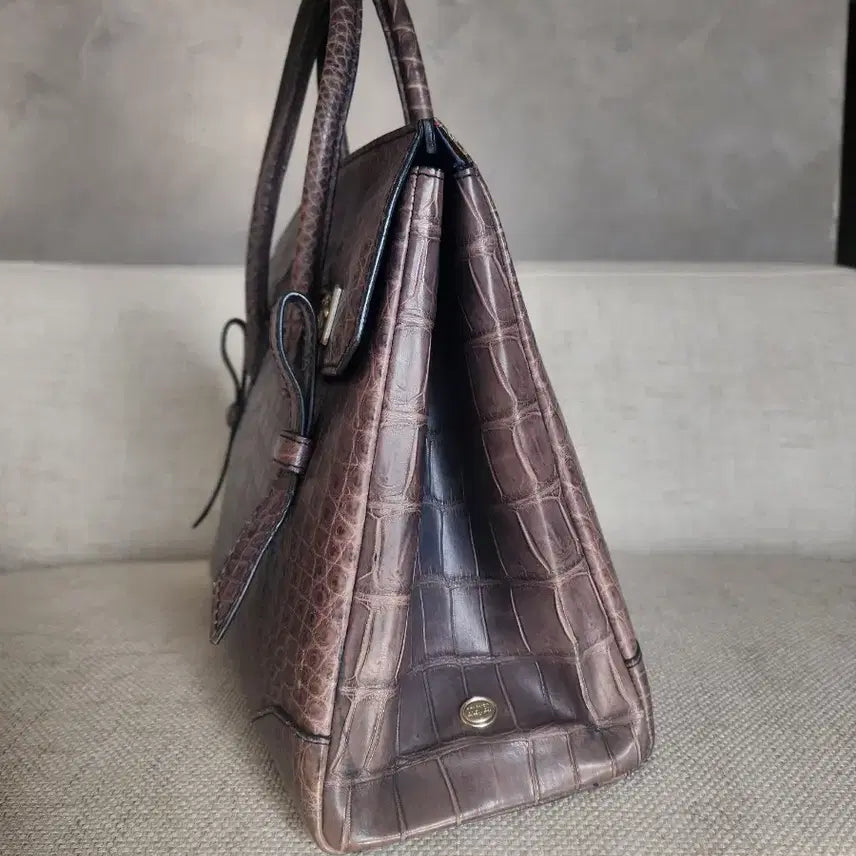 [BUNJANG] Colombo Odeon Crocodile Handbag / 정품 콜롬보 via della spiga 오데온 악어와니백