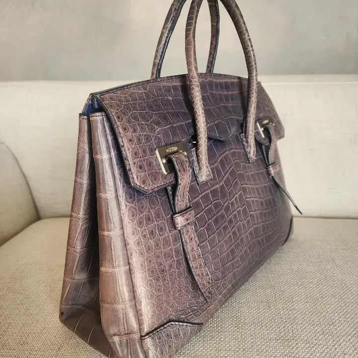 [BUNJANG] Colombo Odeon Crocodile Handbag / 정품 콜롬보 via della spiga 오데온 악어와니백