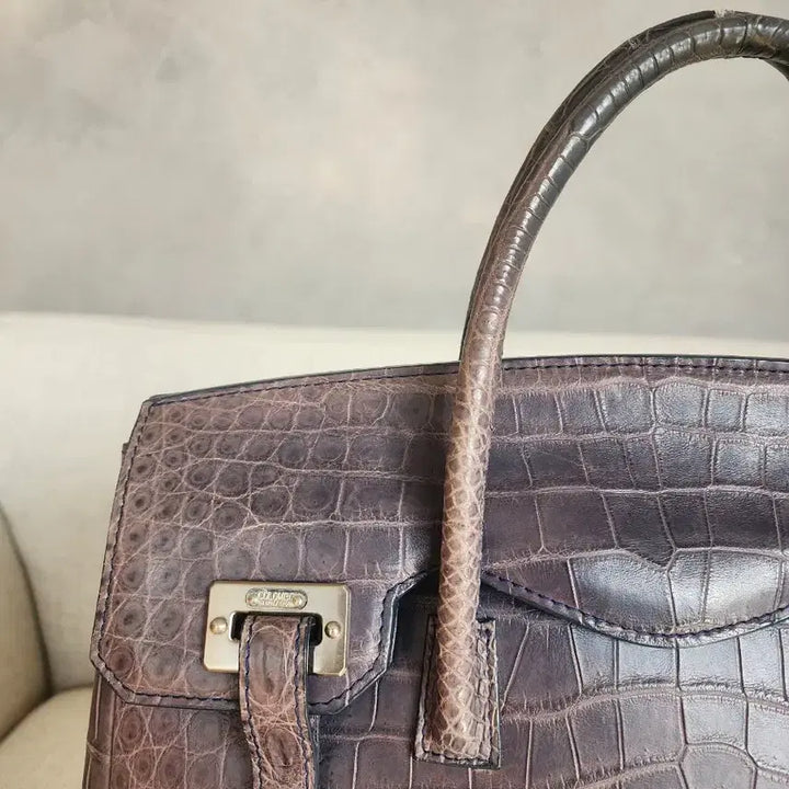 [BUNJANG] Colombo Odeon Crocodile Handbag / 정품 콜롬보 via della spiga 오데온 악어와니백